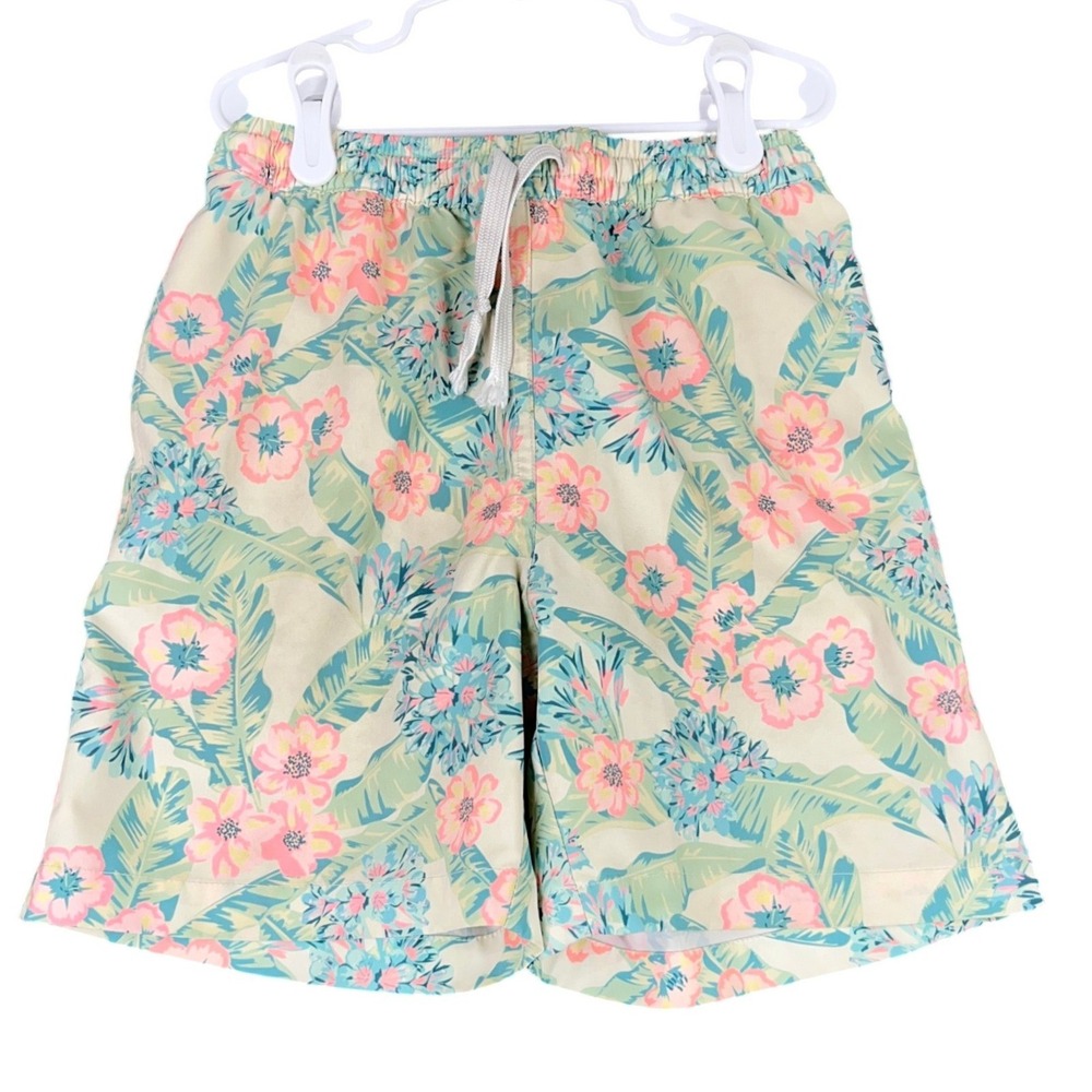 Chubbies‎ Floral Tropical Swim Trunks Board Shorts M Kids Youth